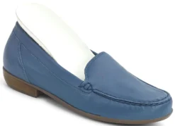 Waldläufer Mokassin-Slipper aus edlem Rind-Nappaleder