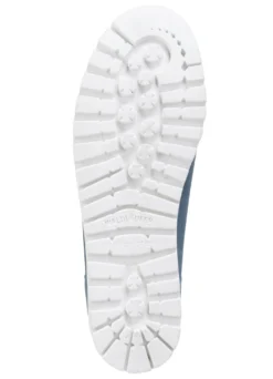 Waldläufer Mokassin-Slipper mit bunten Glitzersteinchen besetzt