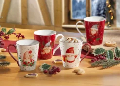 Weihnachtstassen, 4er-Set
