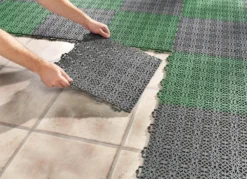 Witterungsbeständige Terrassenfliesen mit Klicksystem