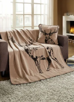 Wohnaccessoires mit Hirsch-Motiv