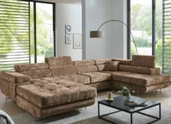 Wohnlandschaft mit Bettfunktion und Bettkasten