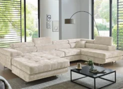 Wohnlandschaft mit Bettfunktion und Bettkasten