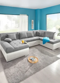 Wohnlandschaft mit Bettfunktion