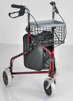 Wohnungs-Rollator mit anatomisch geformten Handgriffen