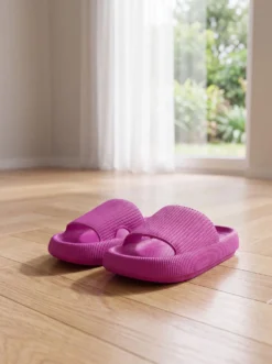 Wolken-Slipper relaxvital mit geriffelter Sohle