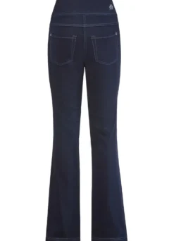 Yoga-Jeans mit ausgestellter Fußweite