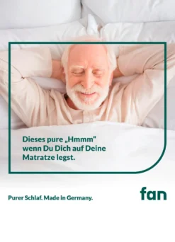 7-Zonen-Kaltschaumkern-Matratze Fan Medicare Top KS